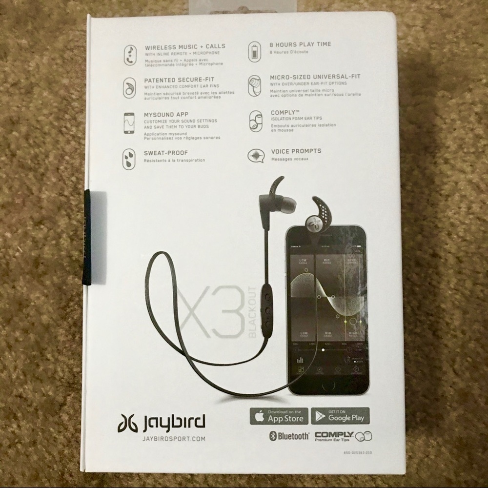 🚫sold🚫Jaybird x3 sport Wireless In-Ear Headphone - Picture 5 of 5